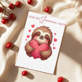 I Love You So Much Sloth Card シーズンカード