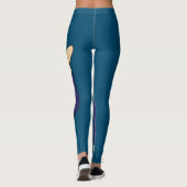 I Love You So Much Too Drawing Cute レギンス (裏面)