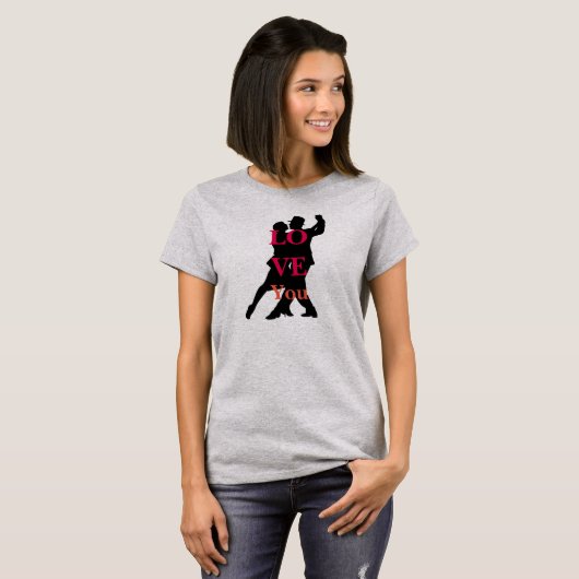 I love you tango tシャツ (正面フル)