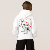 I Love You text with red heart shape graphic for V (裏面フル)