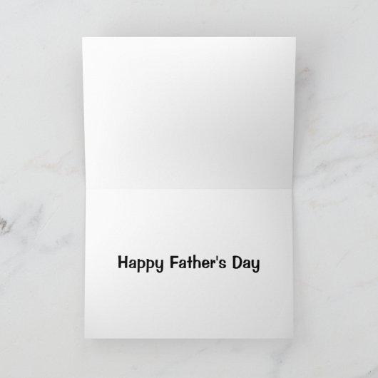 I Love You This Much Father's Day カード (内部)