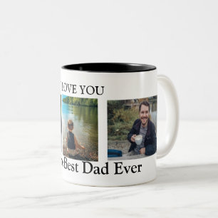 I Love You to the 最高のパパEver Photo ツートーンマグカップ