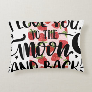 "I Love You to the Moon and Back" スロー枕 アクセントクッション