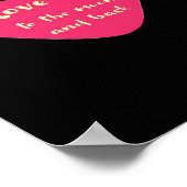 I Love You To The Moon And Back Classic Sentiment  ポスター (角)