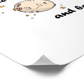 I Love You To The Moon And Back Clean Modern Desig ポスター (角)