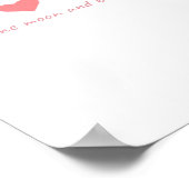 I Love You To The Moon And Back Declaration Love S ポスター (角)