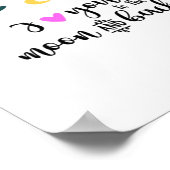 I Love You To The Moon And Back Heartfelt Timeless ポスター (角)