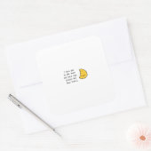 I Love You To The Moon And Back Minimal Design Aes スクエアシール (封筒)