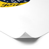 I Love You To The Moon And Back Minimal Refined De ポスター (角)