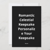 I Love You To The Moon And Back Romantic Keepsake  シーズンカード (裏面)