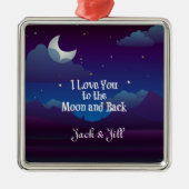 I Love You to the Moon and Back, template メタルオーナメント (正面)