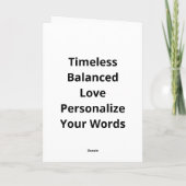 I Love You To The Moon And Back Timeless Love Styl カード (裏面)