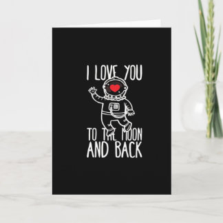 I Love You To The Moon And Back Trendy Style  カード