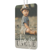 I Love You Uncleのカスタム写真 カーエアーフレッシュナー (左)