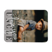 I Love You Uncleのカスタム写真 マグネット (横)