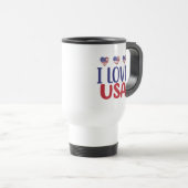 I Love You USA-65789 トラベルマグ (正面右)