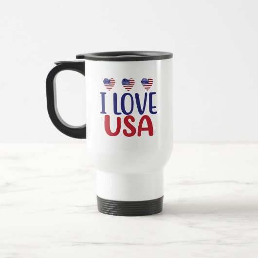 I Love You USA-65789 トラベルマグ (左)