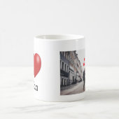 I Love You Valentines パーソナライズされた Day photo コーヒーマグカップ (中央)