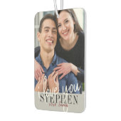 I Love You Valentine's Day写真 カーエアーフレッシュナー (左)