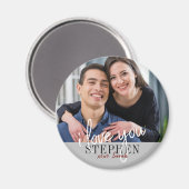 I Love You Valentine's Day写真 マグネット (正面/裏面)