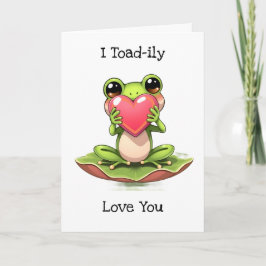 I Love You | Valentine's Day  Chibi Toad カード