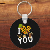 I Love You Valentines Day Romance For キーホルダー (正面)