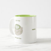I Love You Very Matcha ツートーンマグカップ (正面左)