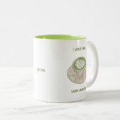 I Love You Very Matcha ツートーンマグカップ (正面右)