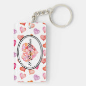 I love you watercolor hearts キーホルダー (裏面)