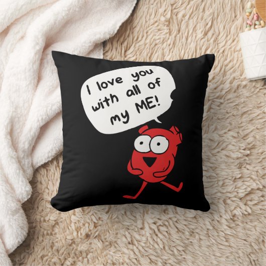 I Love You With All My Me – Cute Valentine クッション (ブランケット)