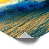 I Love Your Presence, Psalm 16:11海・サンセット ポスター (角)