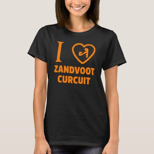 I Love Zandvoort Circuit F1 Dutch GrandPrix Tシャツ (正面)