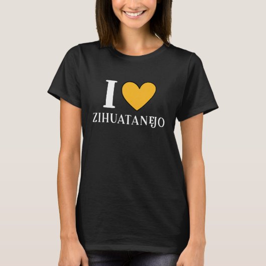 I Love Zihuatanejoメキシコ9 Tシャツ (正面)