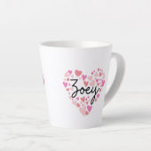 I love Zoey カフェラテマグ (右アングル)