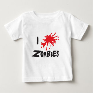 I Love Zombie ベビーTシャツ