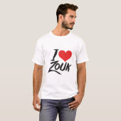 I love Zouk Tシャツ (正面フル)