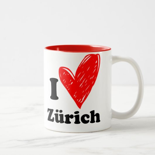 I love Zürich ツートーンマグカップ (右)