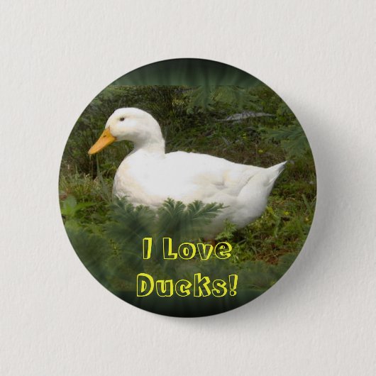 I LoveDucks! 円Pin 缶バッジ (正面)