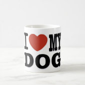 I LOVEMY犬 コーヒーマグカップ (中央)