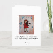 I loveMyViolin カード (裏面)