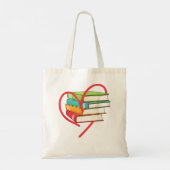 I Love's 読ハートLove Books T Library Bookwor トートバッグ (裏面)