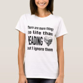 I Love's Book 読 Lover Reader Librarian先生 Tシャツ (正面)