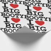 I LOVGEの大きい利得 ラッピングペーパー (角)