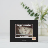 I lub Yu! 私はyuを恋しく思いました! ポストカード (スタンド正面)