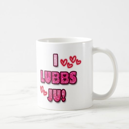 I Lubbs Ju! コーヒーマグカップ (右)