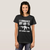 I Lubricate My Ar15 With Liberal Tears Tシャツ (正面フル)