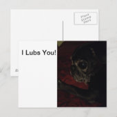 「I Lubs You」カード ポストカード (正面/裏面)