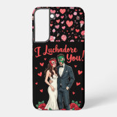 I Luchadore You Valentine's Samsung Galaxyケース (裏面)