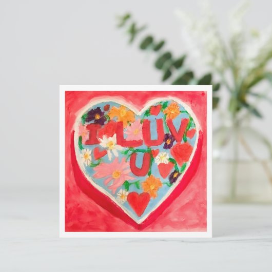 I Luv U カード (スタンド正面)