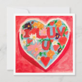 I Luv U カード (正面)